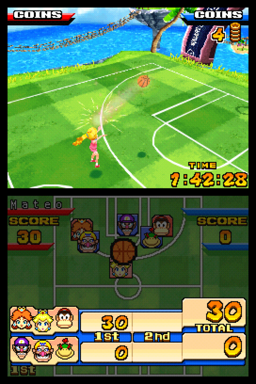 Mario Hoops 3 on 3 Screenshot