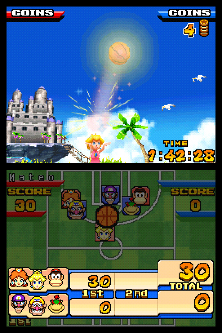 Mario Hoops 3 on 3 Screenshot