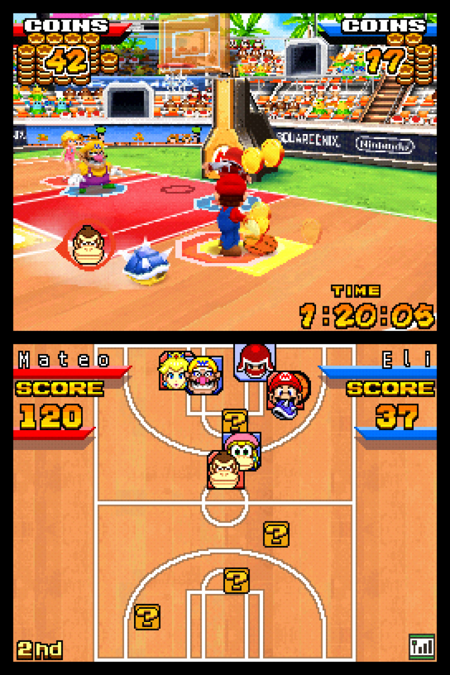 Mario Hoops 3 on 3 Screenshot