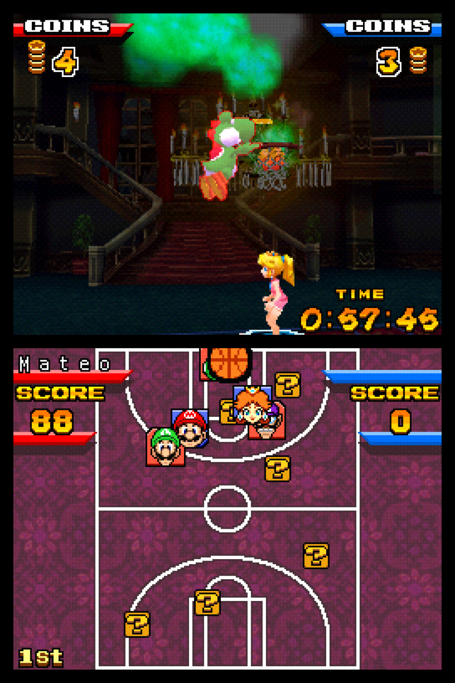 Mario Hoops 3 on 3 Screenshot