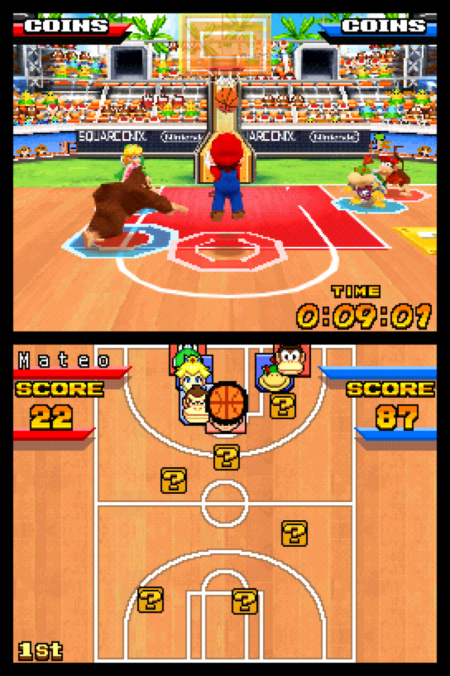 Mario Hoops 3 on 3 Screenshot