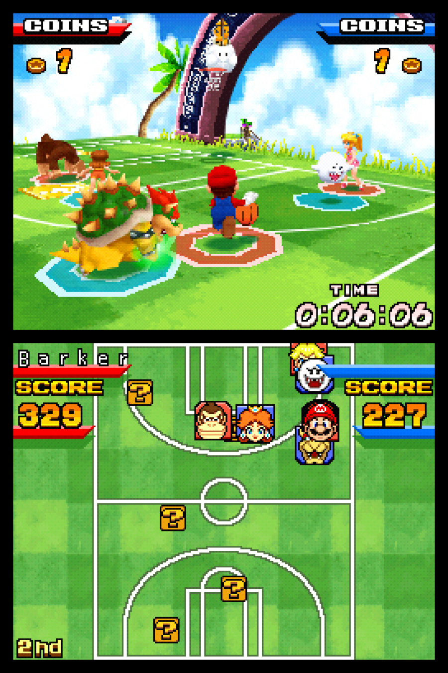 Mario Hoops 3 on 3 Screenshot