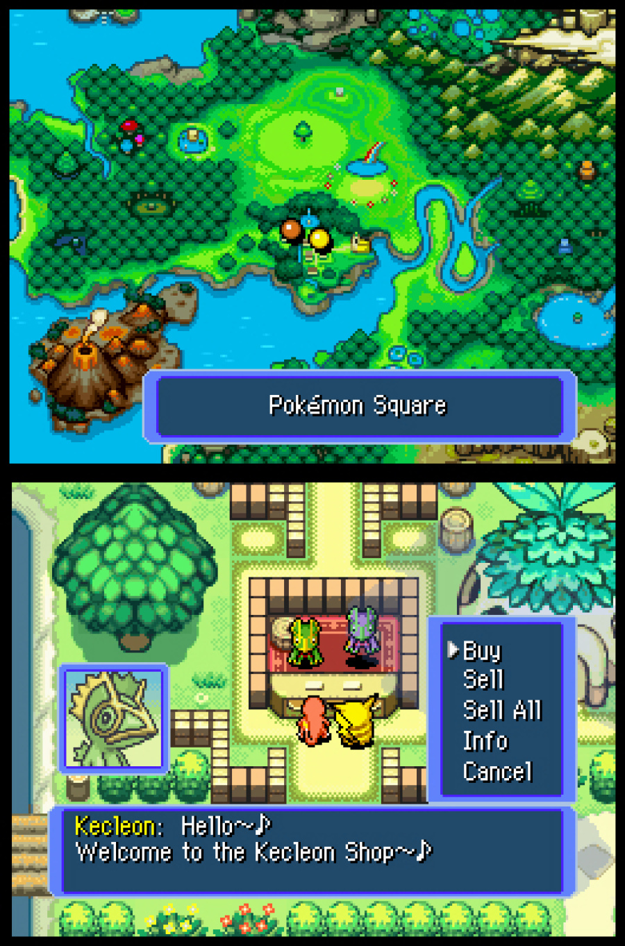 Pokémon Mystery Dungeon: Blue Rescue Team Screenshot