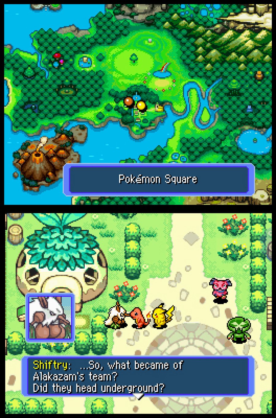 Pokémon Mystery Dungeon: Blue Rescue Team Screenshot