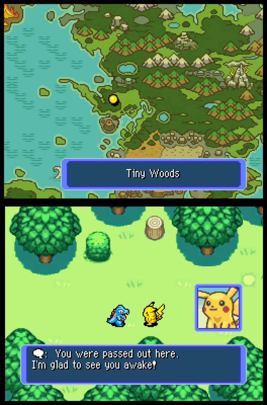 Pokémon Mystery Dungeon: Blue Rescue Team Screenshot