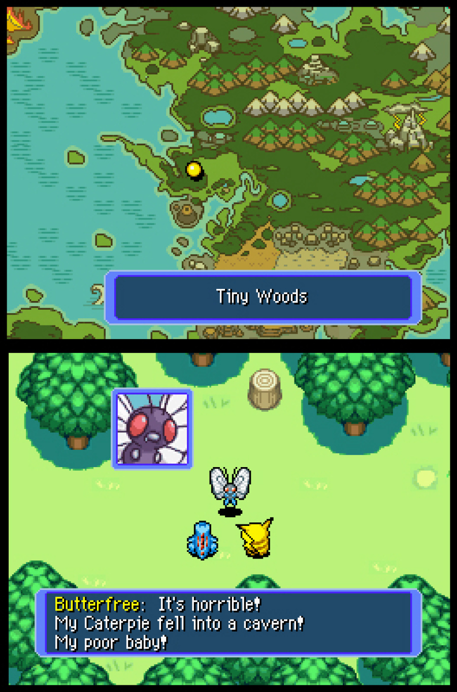 Pokémon Mystery Dungeon: Blue Rescue Team Screenshot