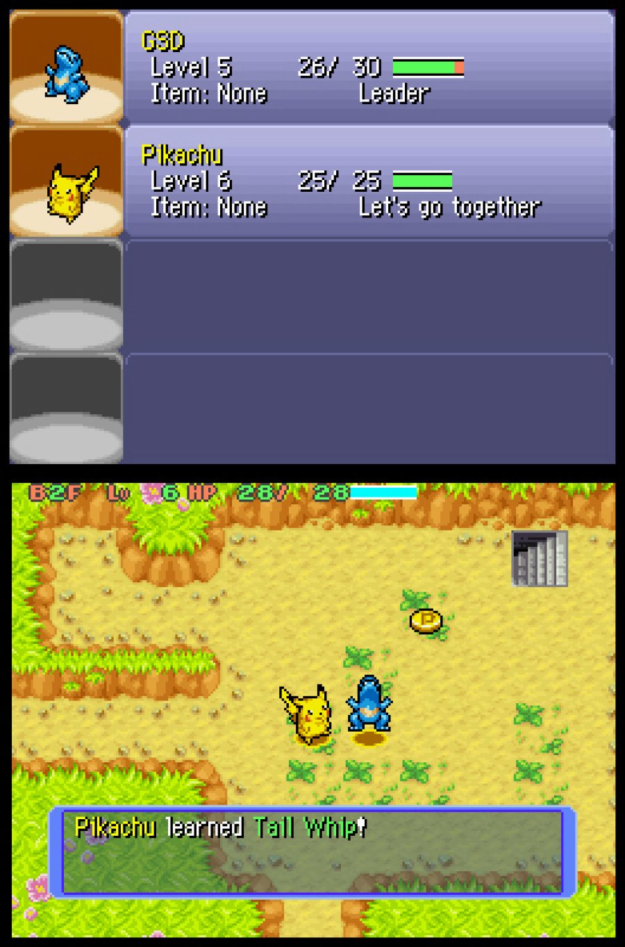 Pokémon Mystery Dungeon: Blue Rescue Team Screenshot