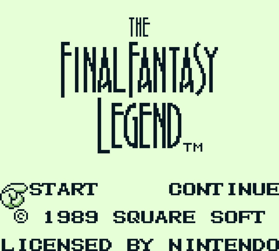 The Final Fantasy Legend Screenshot