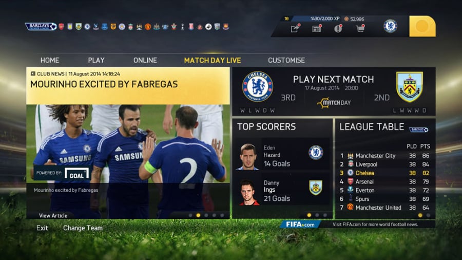 FIFA 15 Screenshot