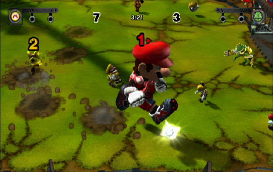 Mario Strikers Charged Screenshot