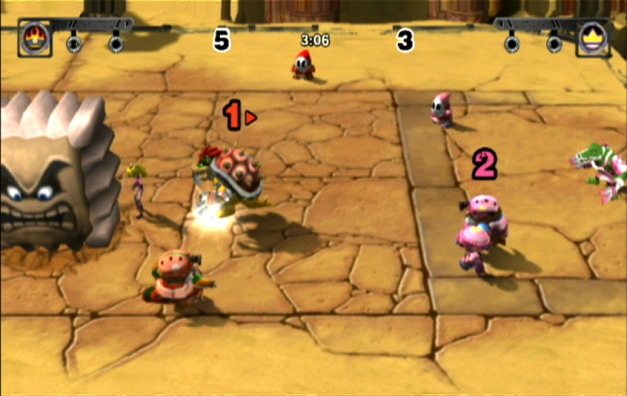 Mario Strikers Charged Screenshot