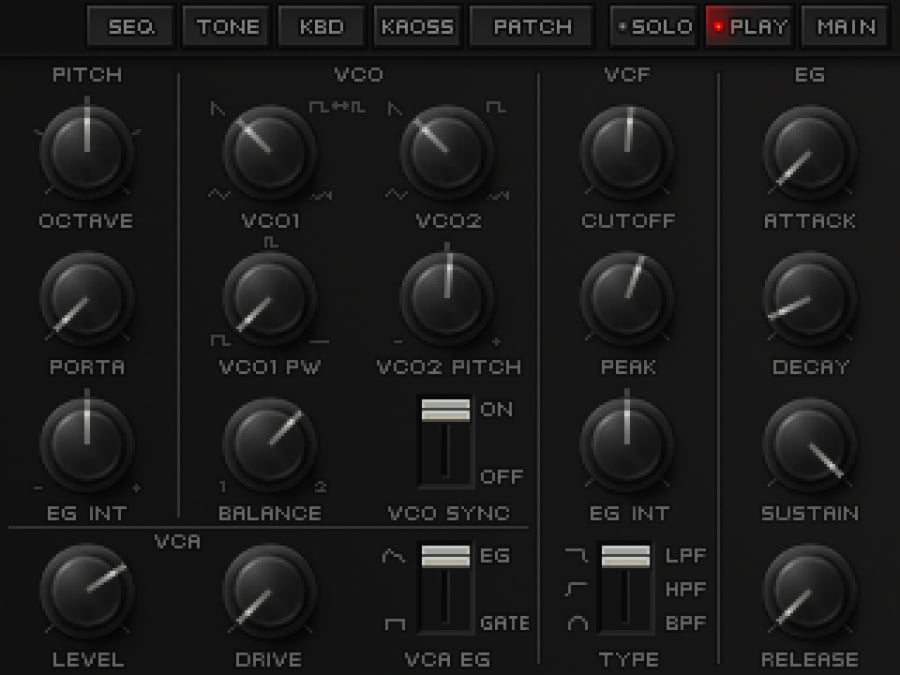 KORG DSN-12 Screenshot