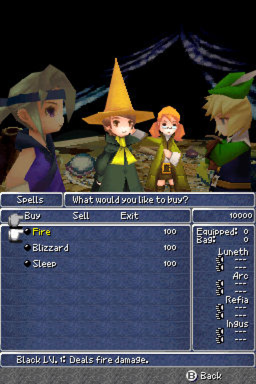 Final Fantasy III Screenshot