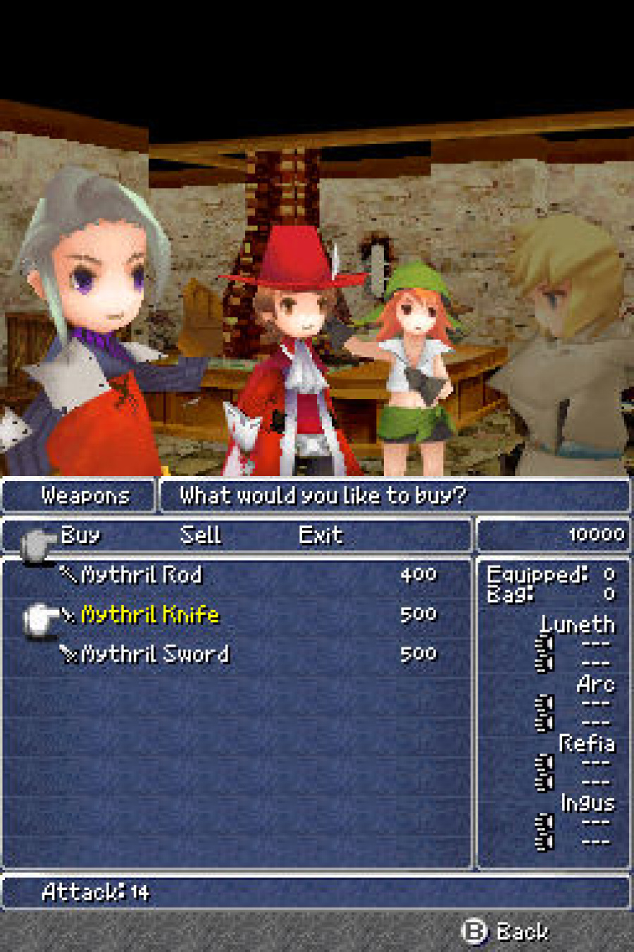 Final Fantasy III Screenshot