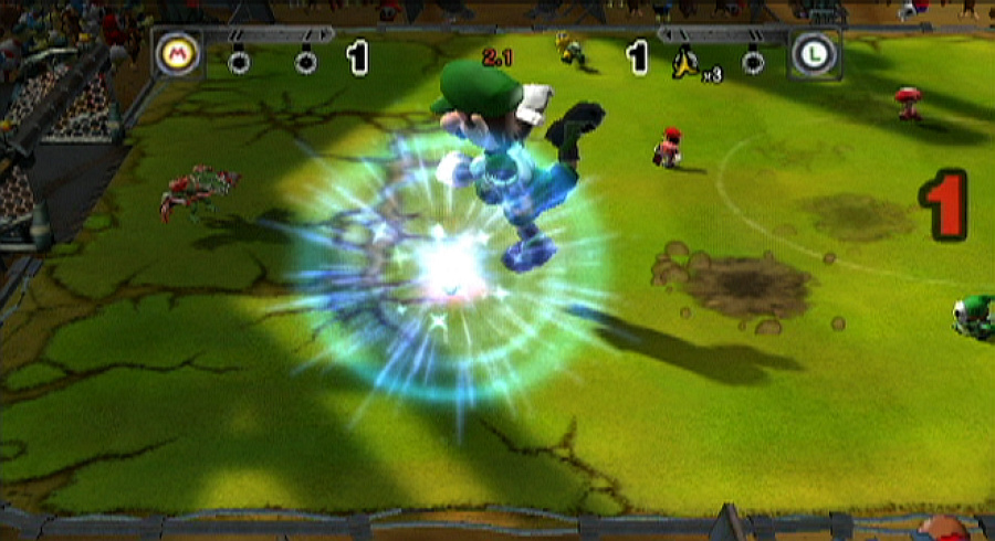 Mario Strikers Charged Screenshot