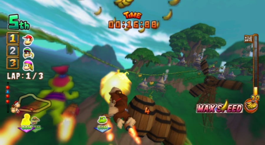 Donkey Kong Barrel Blast Screenshot