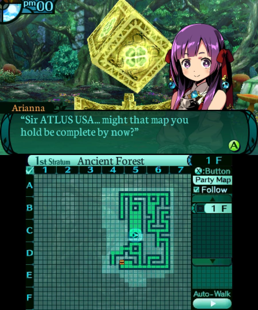 Etrian Odyssey 2 Untold: The Fafnir Knight Screenshot