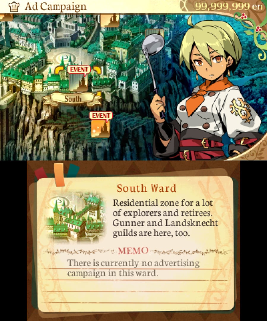 Etrian Odyssey 2 Untold: The Fafnir Knight Screenshot