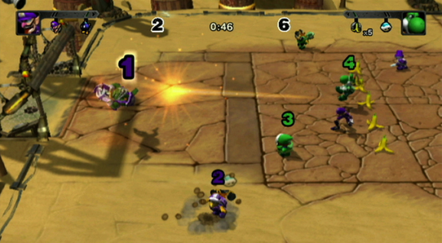 Mario Strikers Charged Screenshot