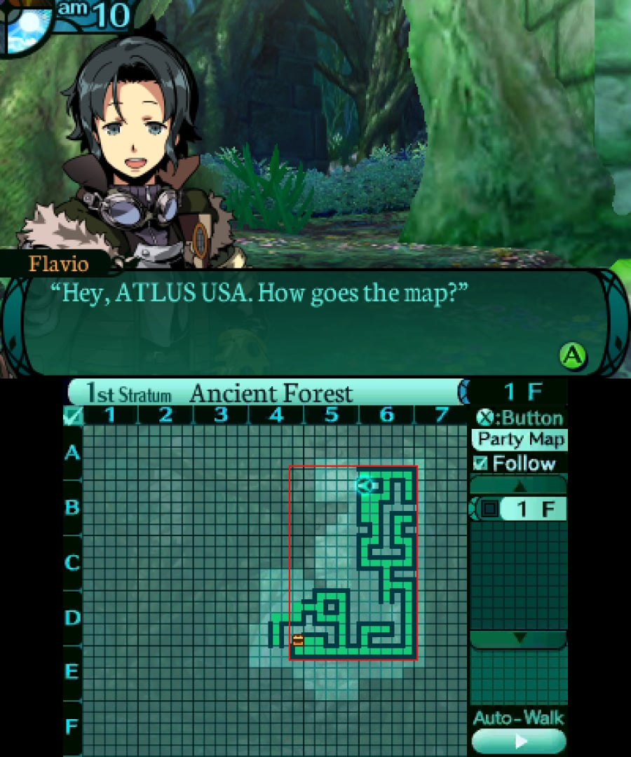 Etrian Odyssey 2 Untold: The Fafnir Knight Screenshot