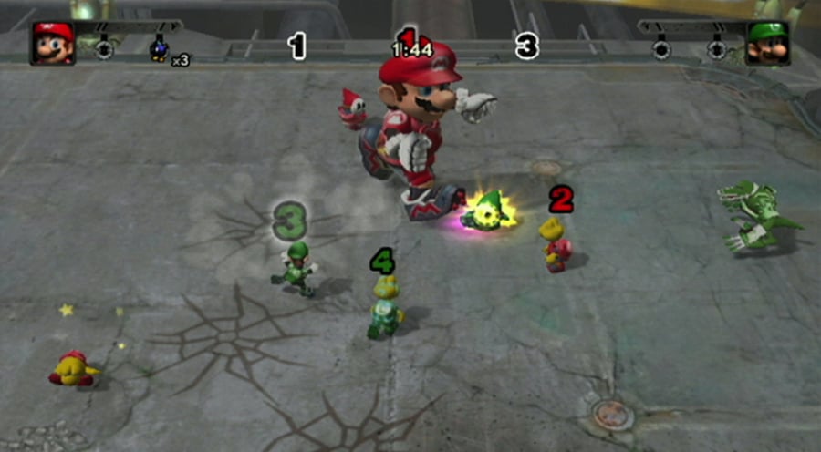 Mario Strikers Charged Screenshot