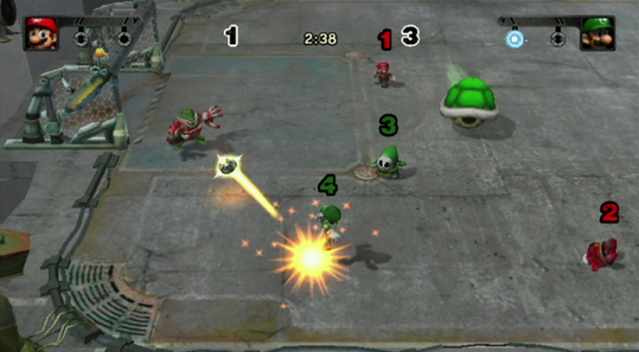 Mario Strikers Charged Screenshot