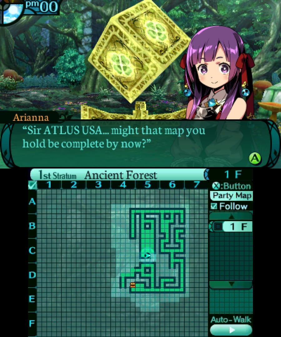 Etrian Odyssey 2 Untold: The Fafnir Knight Screenshot