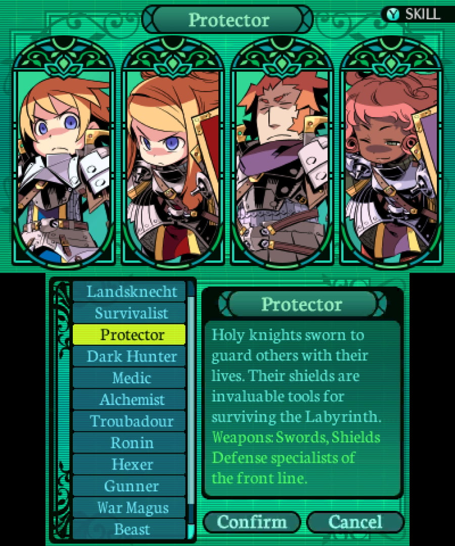 Etrian Odyssey 2 Untold: The Fafnir Knight Screenshot