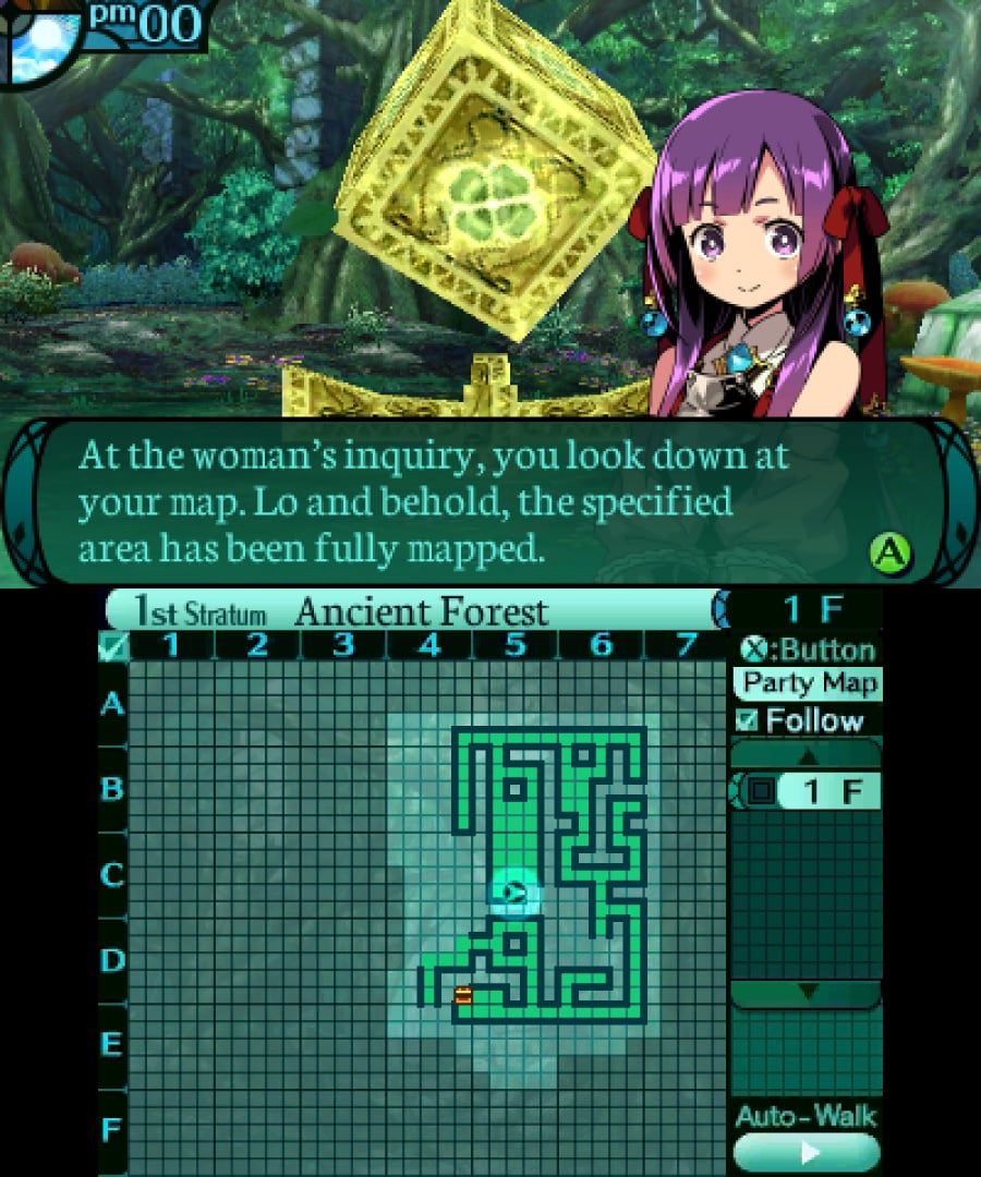 Etrian Odyssey 2 Untold: The Fafnir Knight Screenshot