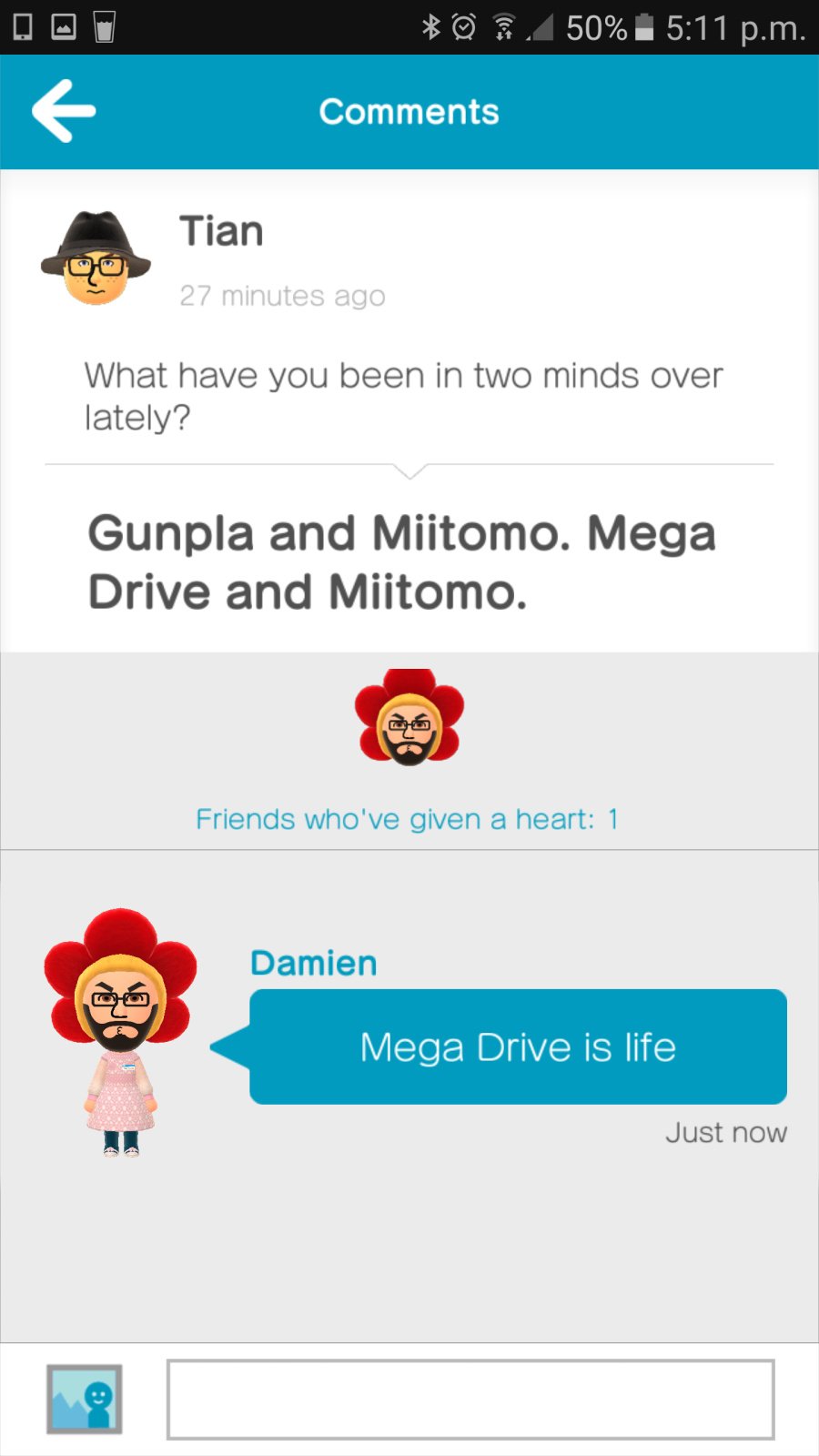 Miitomo Screenshot