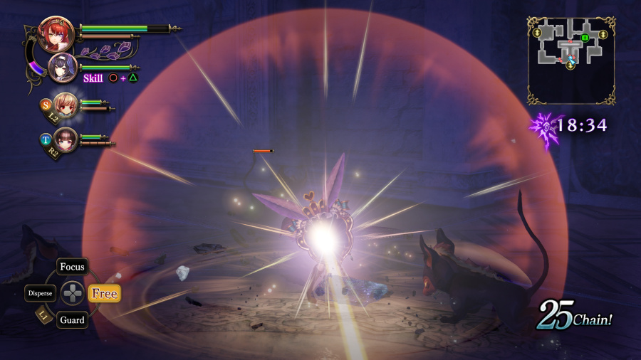 Nights of Azure 2: Bride of the New Moon Screenshot