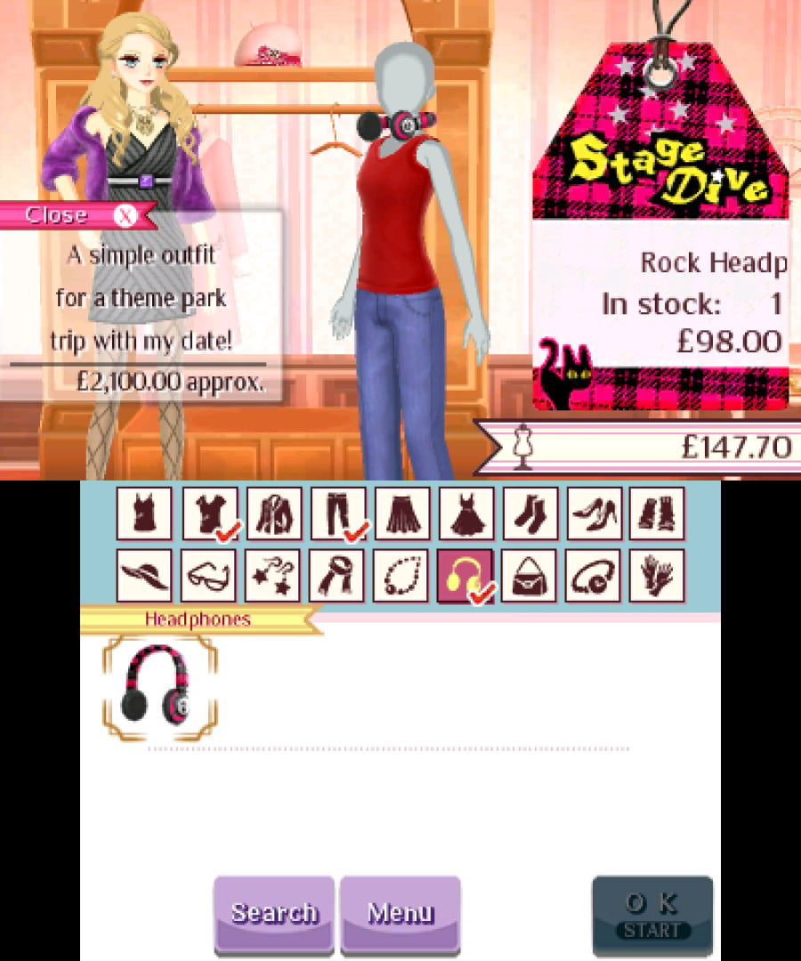 Nintendo presents: New Style Boutique 3 - Styling Star Screenshot