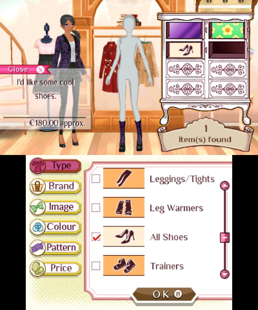 Nintendo presents: New Style Boutique 3 - Styling Star Screenshot