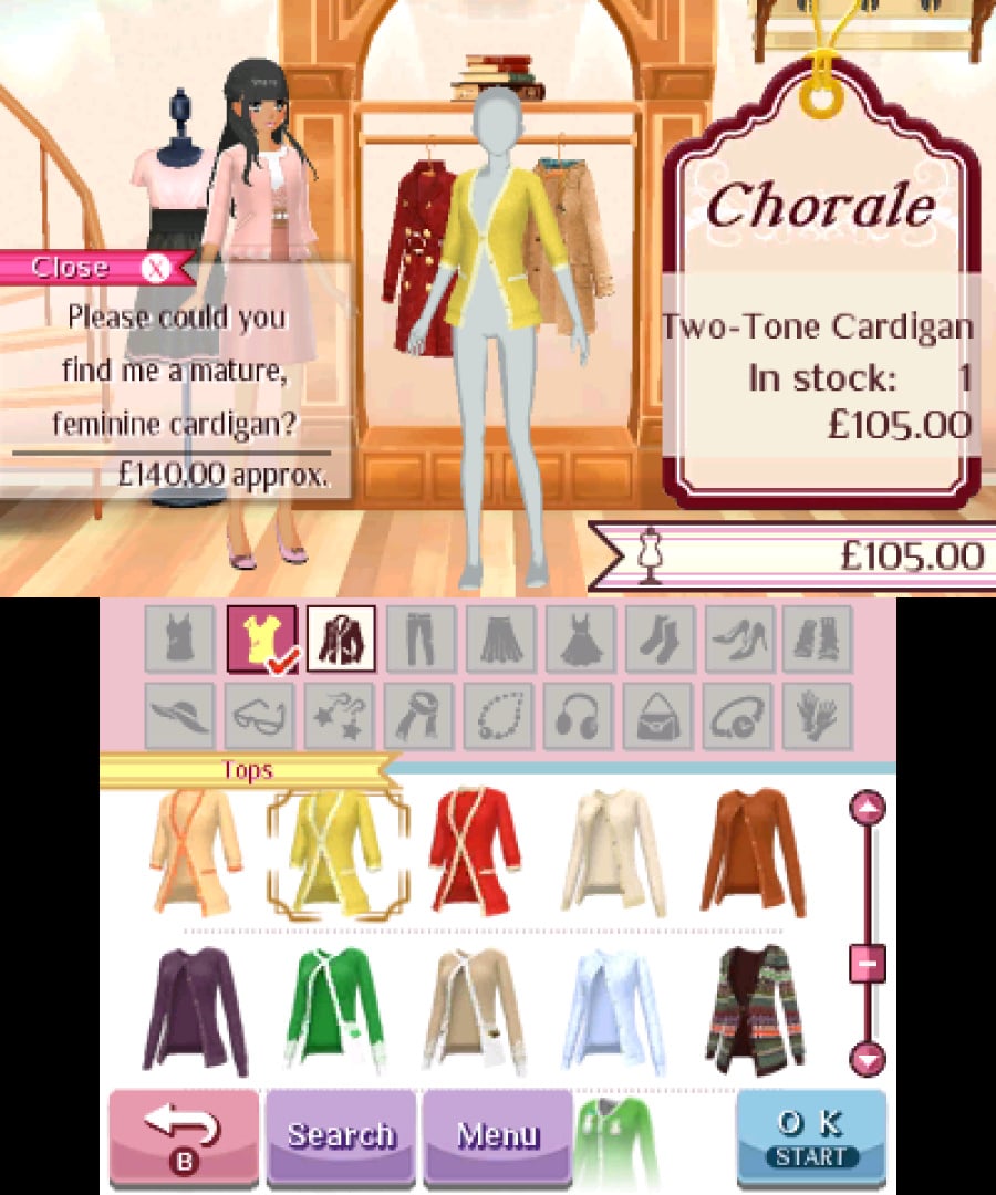 Nintendo presents: New Style Boutique 3 - Styling Star Screenshot