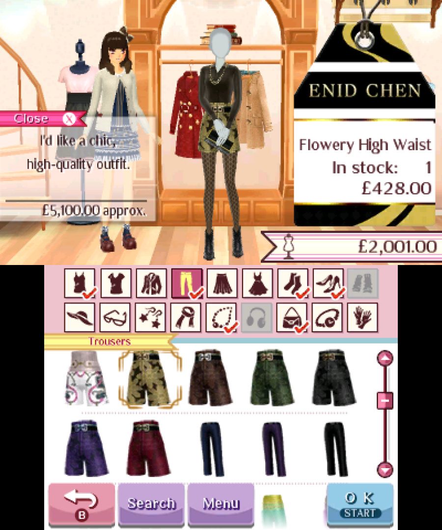 Nintendo presents: New Style Boutique 3 - Styling Star Screenshot