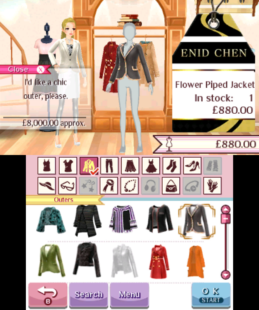 Nintendo presents: New Style Boutique 3 - Styling Star Screenshot