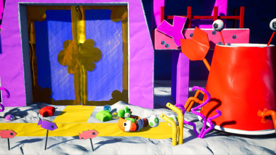 Yoshi's Crafted World Screenshot