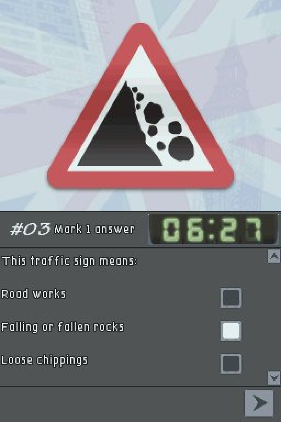 Driving Theory Training Screenshot