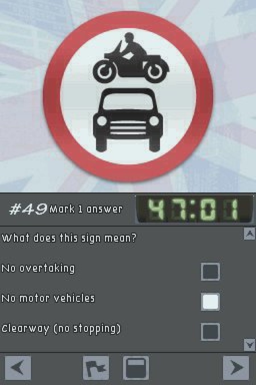 Driving Theory Training Screenshot